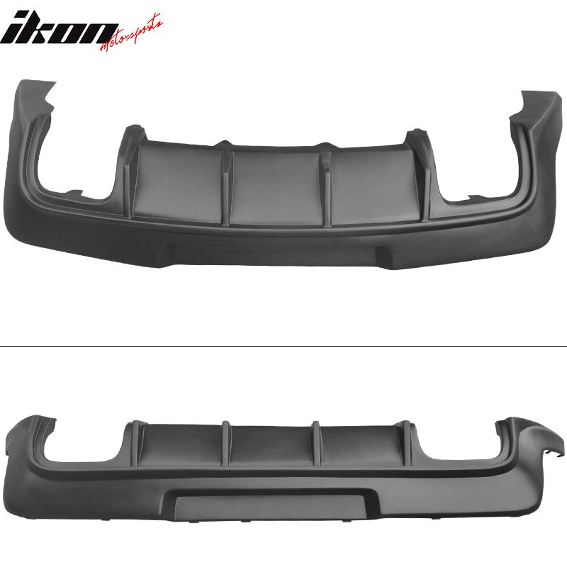 Fits 14-15 Chevy Camaro ZL1 Rear Diffuser Bumper Lip Lower Valance PP Spats Kit