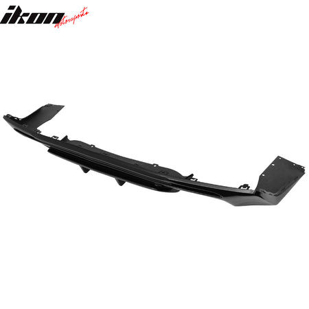 IKON MOTORSPORTS, Rear Diffuser Compatible With 2016-2023 Camaro ( Except ZL1 Model), PP Rear Bumper Lip Lower Body Protection Avoid Against Collision