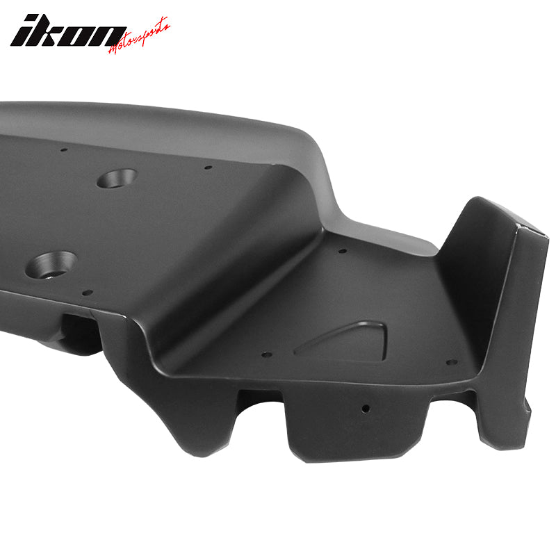 Fits 14-19 Chevy Corvette C7 Stingray 2PCS Rear Bumper Diffuser Primer Black ABS