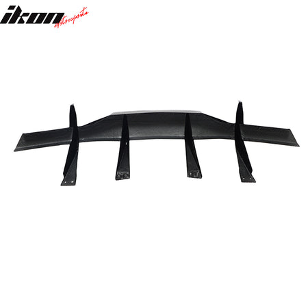 Fits 20-25 Chevy Corvette C8 Stingray Rear Bumper Diffuser Fin Lip Carbon Fiber