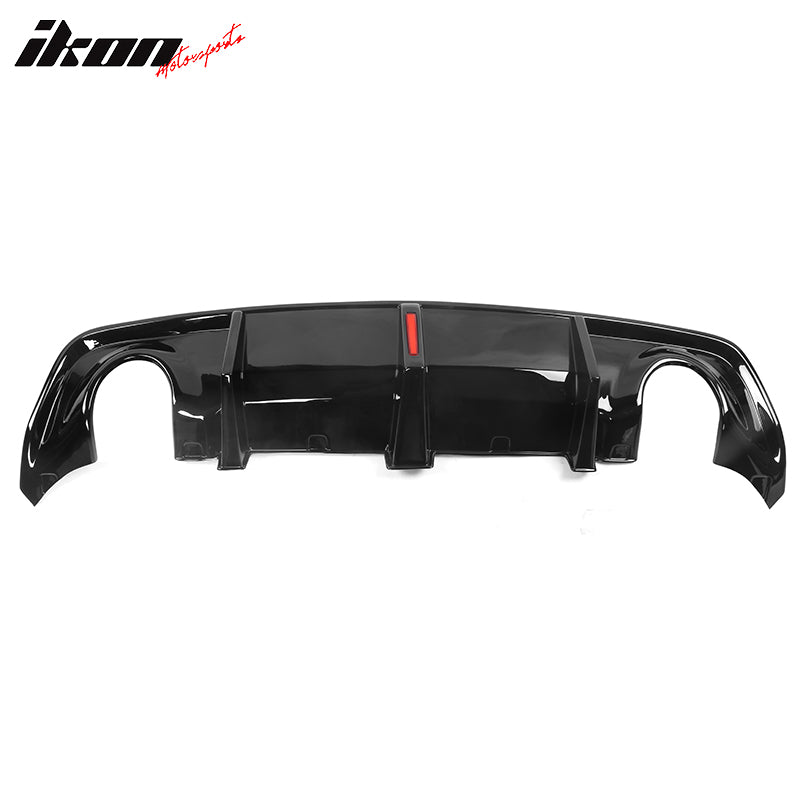 For 20-23 Dodge Charger Widebody 4DR Rear Diffuser W/ Brake Light PP