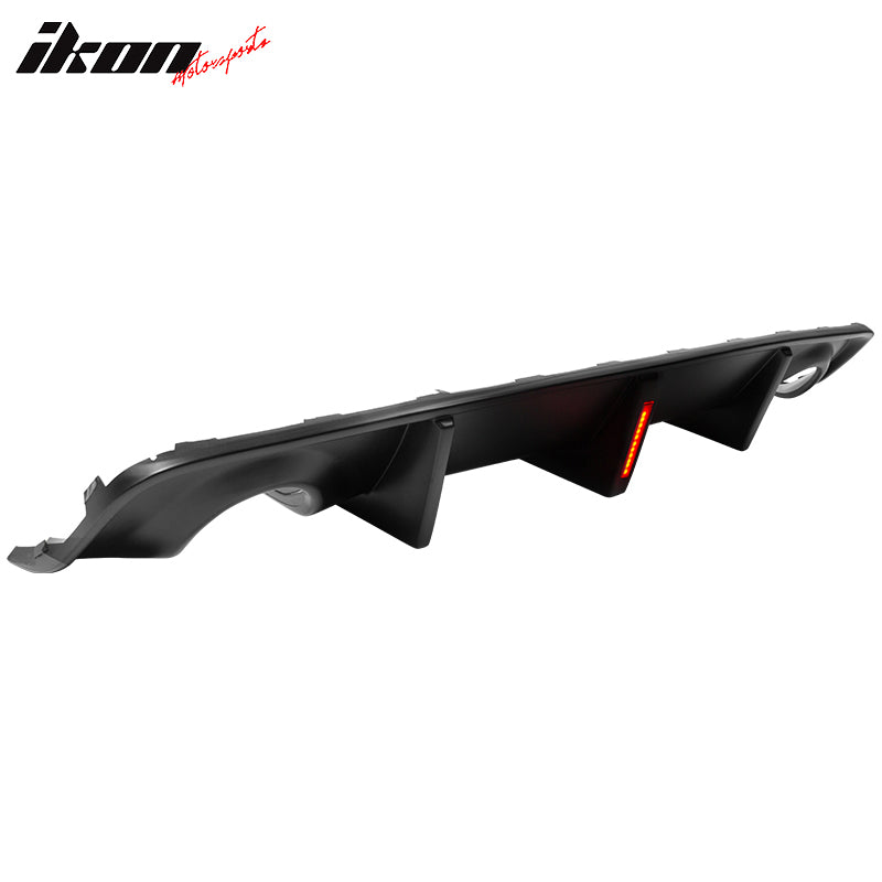 For 20-23 Dodge Charger Widebody 4DR Rear Diffuser W/ Brake Light PP