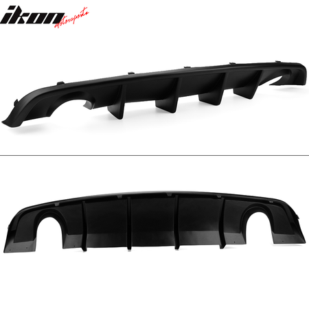 Fits 12-14 Dodge Charger SRT8 V2 Style Rear Diffuser Bumper Lip Valance PP