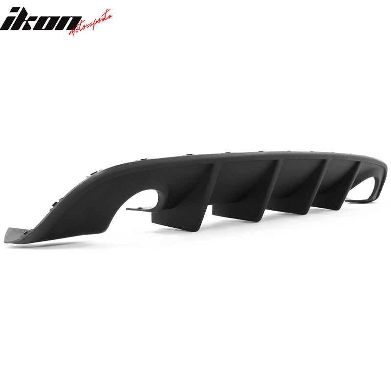 Fits 15-23 Dodge Charger SRT OE Style Rear Bumper Lip Diffuser PP Matte Black