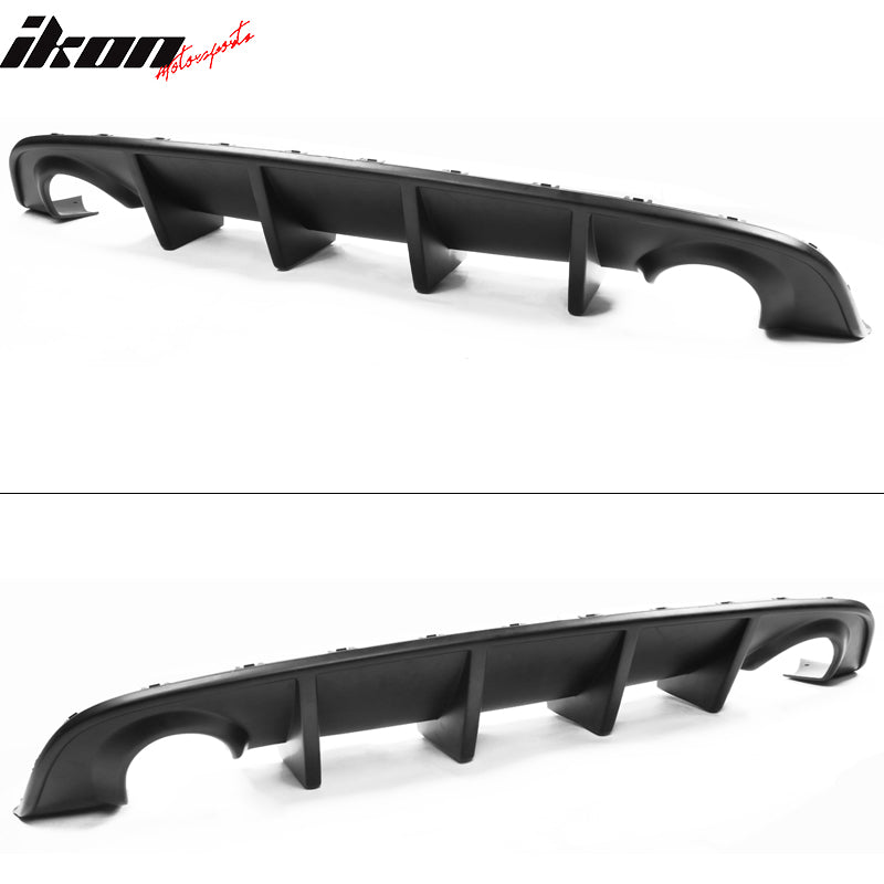 Fits 15-23 Dodge Charger SRT OE Style Rear Bumper Lip Diffuser PP Matte Black