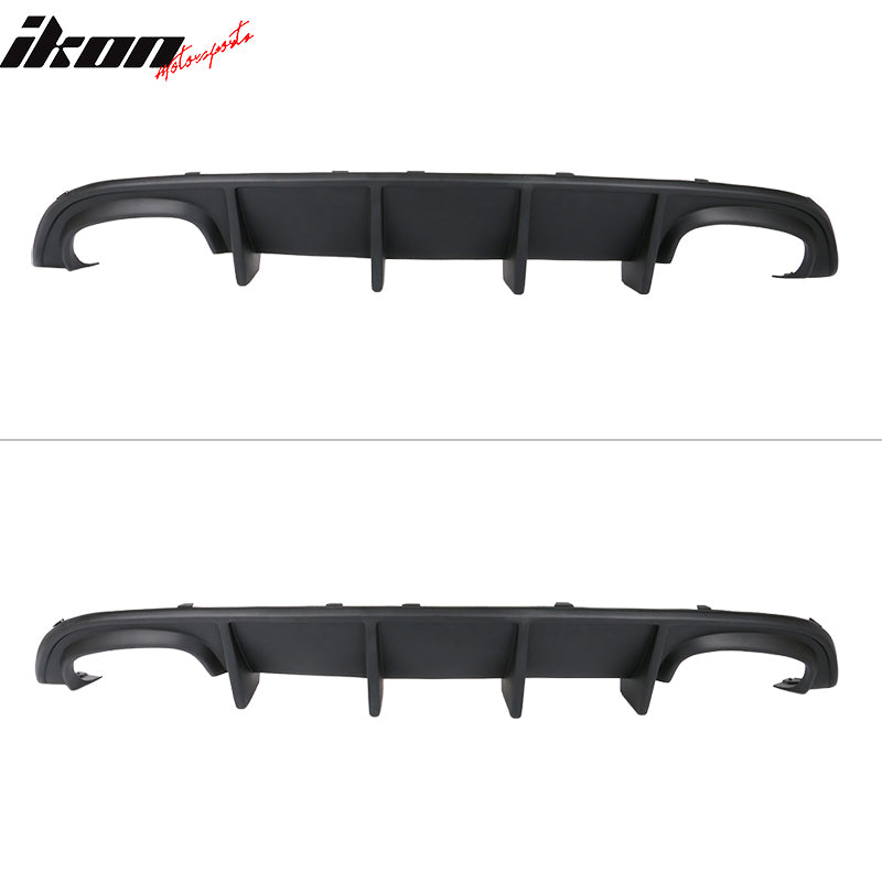 Fits 15-23 Dodge Charger Quad Exhaust Rear Diffuser Unpainted PP