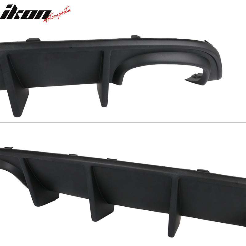 Fits 15-23 Dodge Charger Quad Exhaust Rear Diffuser Unpainted PP