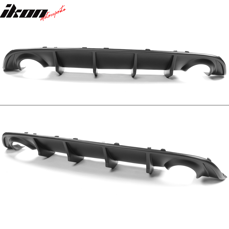 Fits 15-23 Dodge Charger SRT V2 Style Rear Diffuser with Reflective Tape