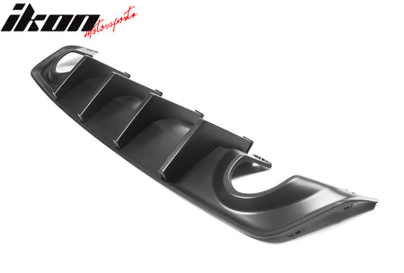 Fits 20-23 Dodge Charger Widebody Matte Black Rear Bumper Diffuser IKON Style PP