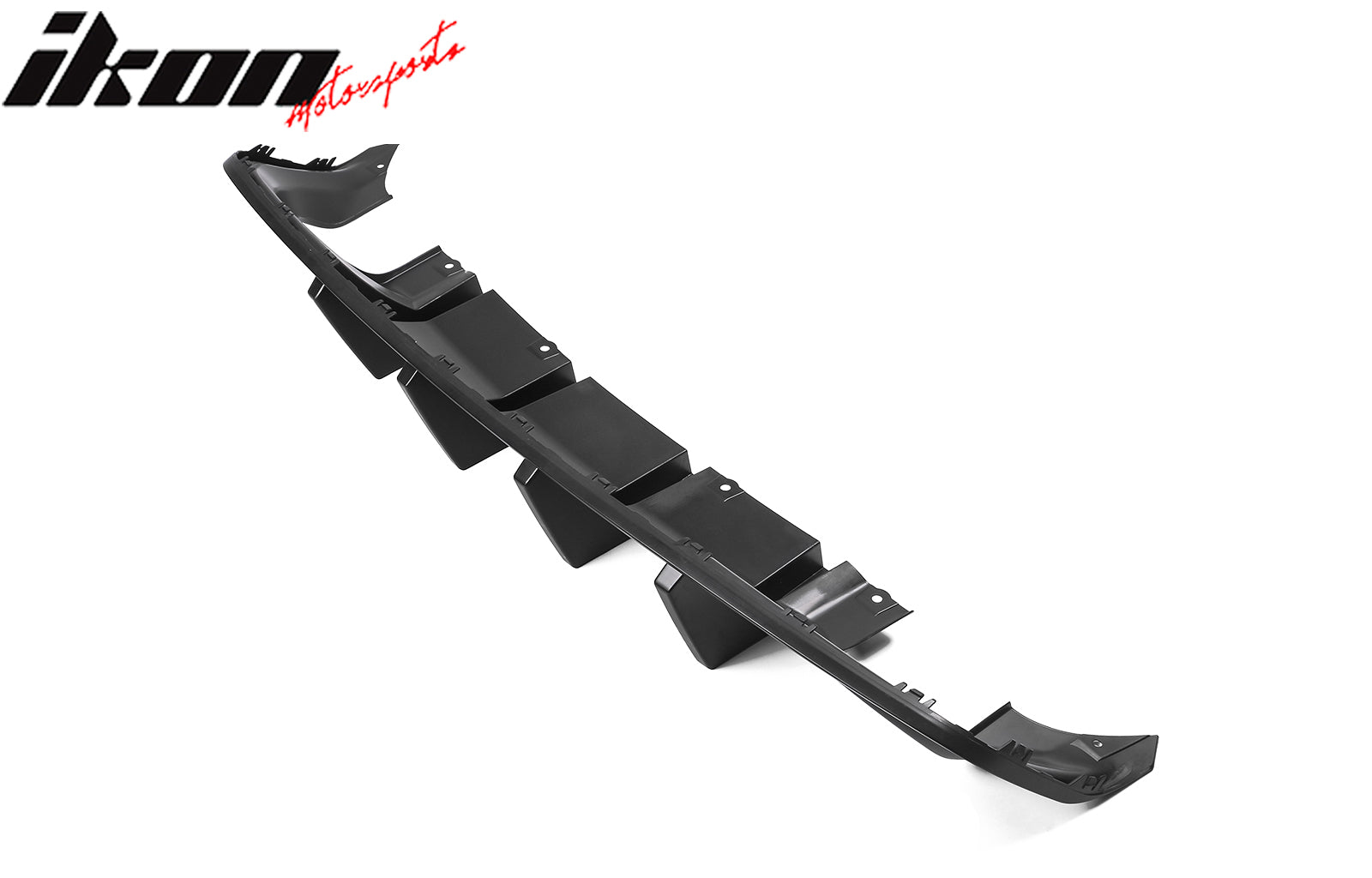 Fits 20-23 Dodge Charger Widebody Matte Black Rear Bumper Diffuser IKON Style PP