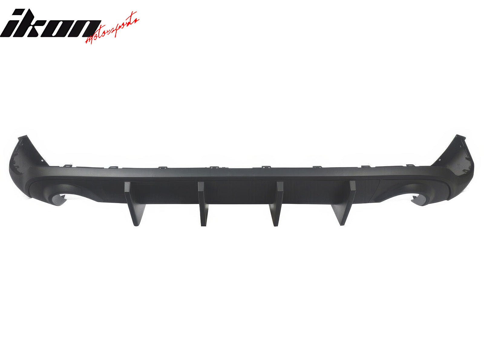 Fits 11-24 Dodge Durango Rear Bumper Lip Diffuser Matte Black V1 Valance Canard