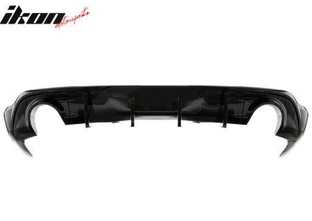 Fits 11-24 Dodge Durango Rear Bumper Lip Diffuser Gloss Black V2 Valance Canard