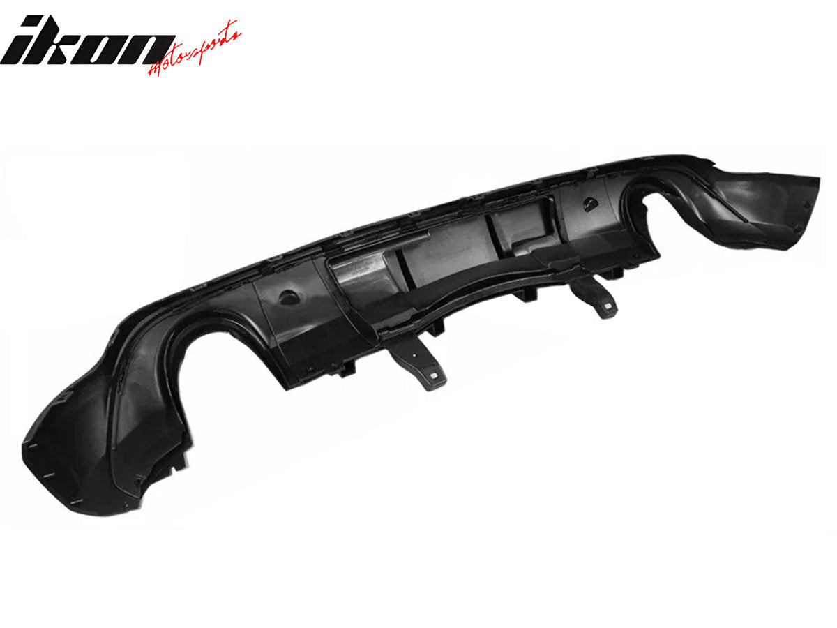 Fits 11-24 Dodge Durango Rear Bumper Lip Diffuser Gloss Black V2 Valance Canard