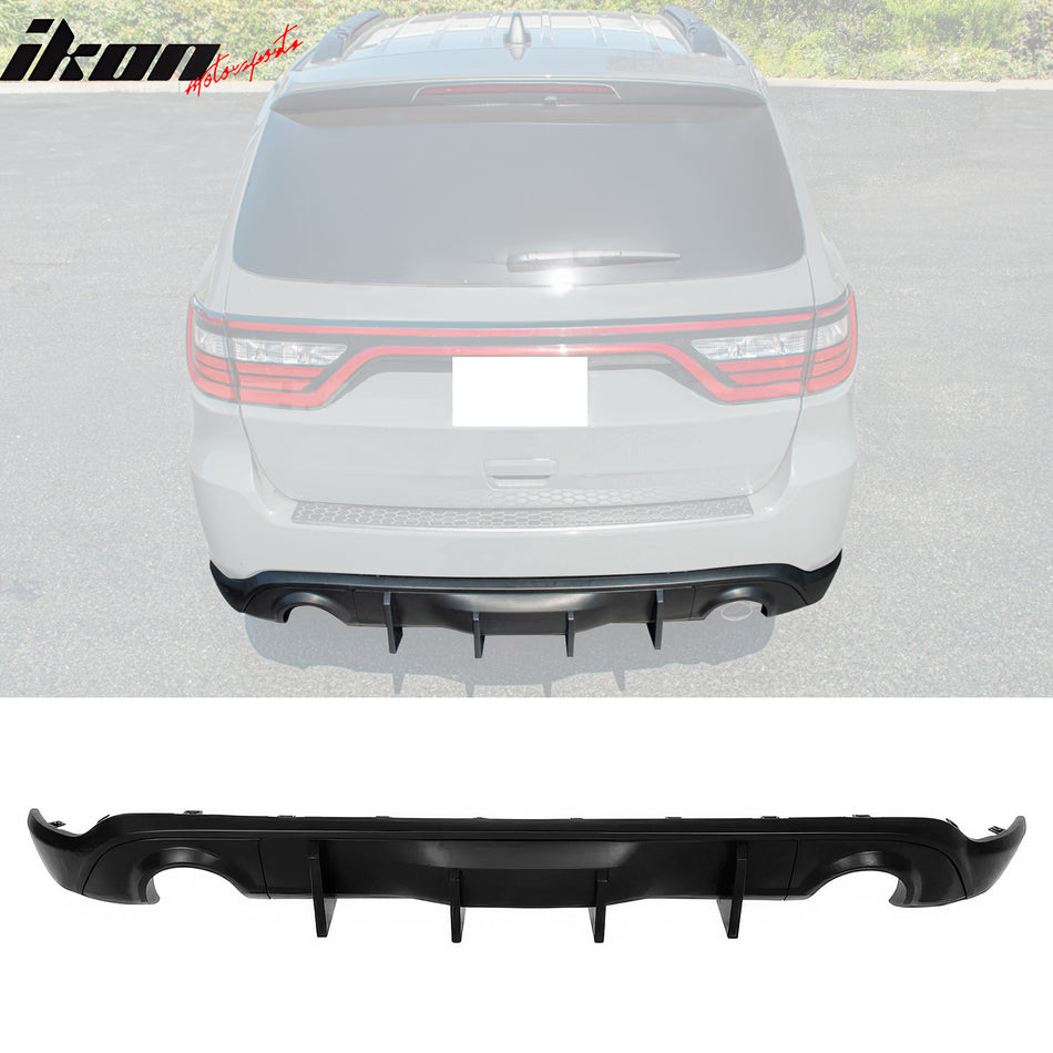 2011-2024 Dodge Durango Rear Bumper Lip Diffuser V2 Matte Black Apron