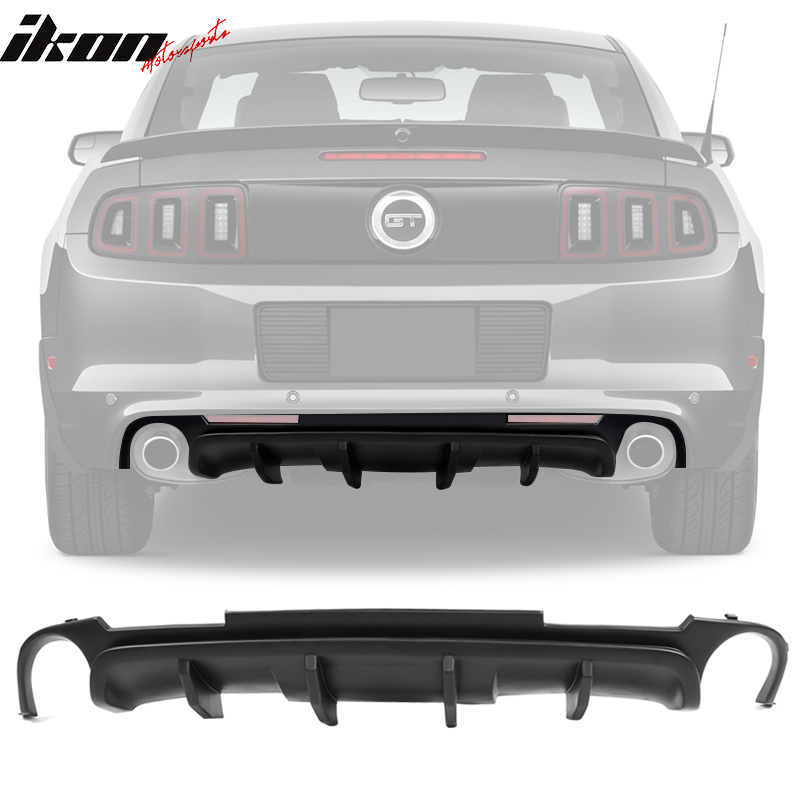 2013-2014 Ford Mustang California V2 Style PP Rear Bumper Lip Diffuser