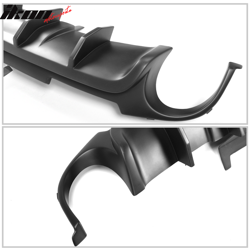 Fits 13-14 Ford Mustang V6 California V2 Style Rear Bumper Lip Diffuser - PP