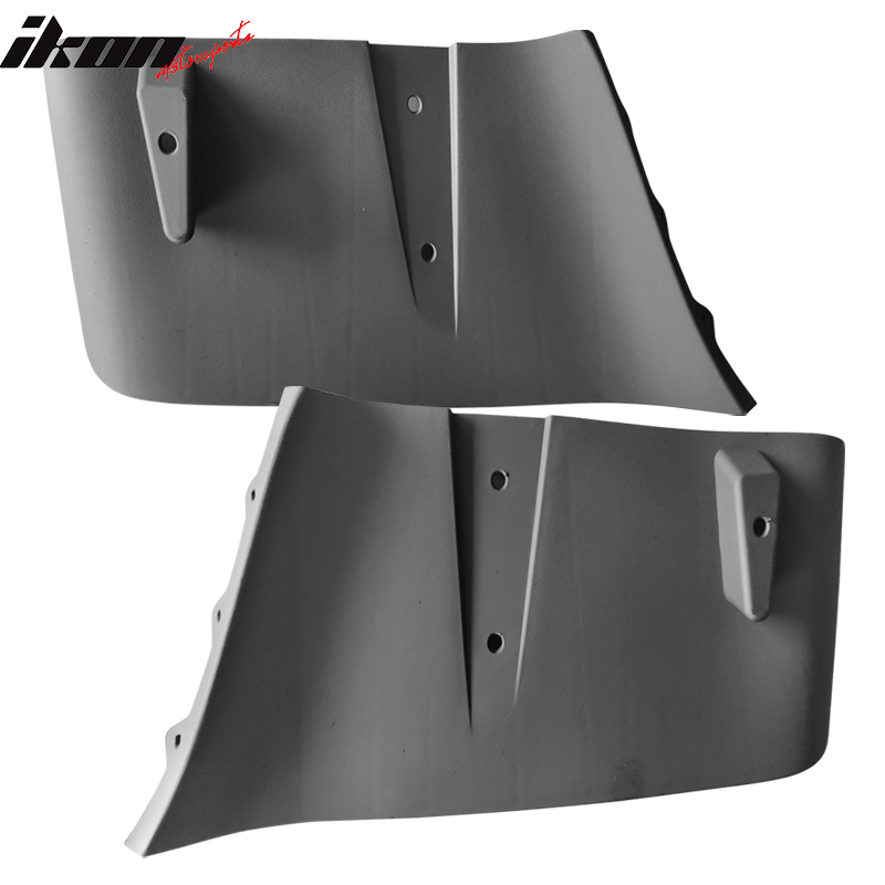 Fits 18-23 Ford Mustang GT Only Rear Bumper Diffuser Valance Aero Foil Kit Pair