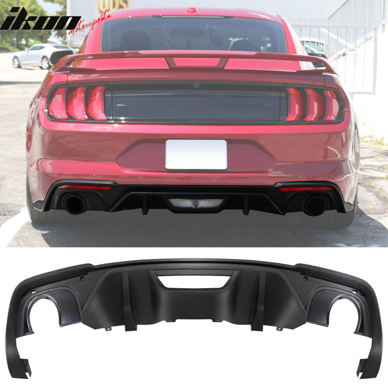 2018-2023 Ford Mustang EcoBoost GT Rear Diffuser & Muffler Tip