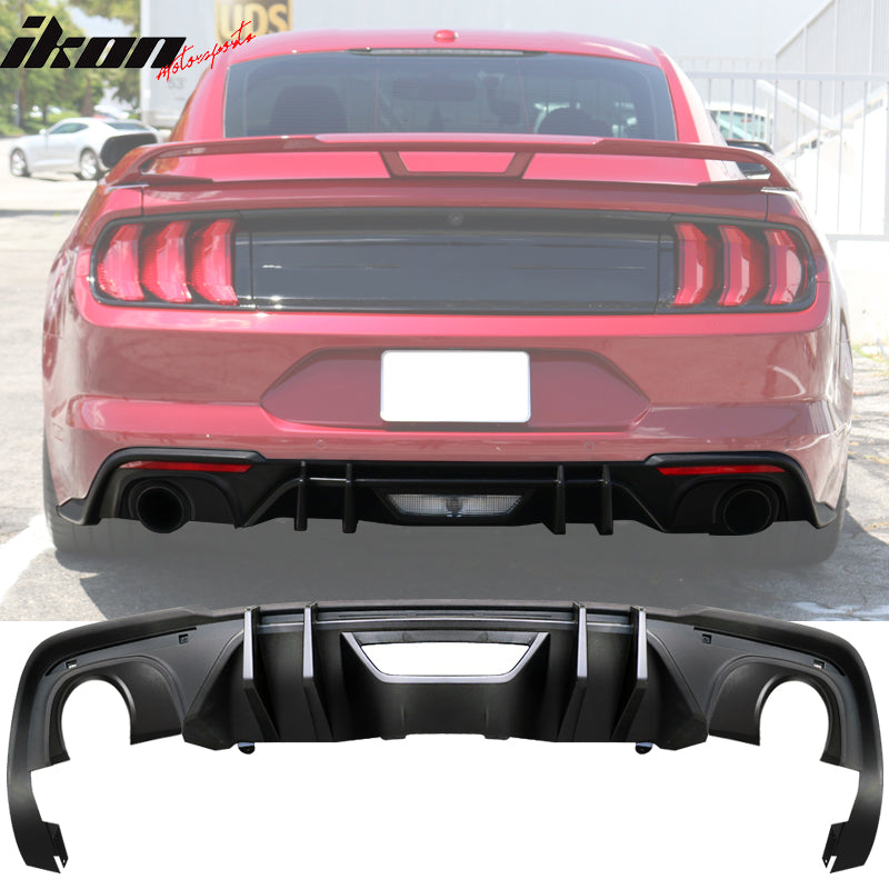 2018-2023 Ford Mustang EcoBoost Rear Diffuser & Muffler Tip