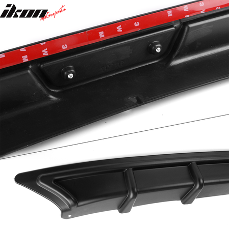 Fits 18-22 Honda Accord OE Style Rear Bumper Lip Diffuser W/ Red Reflector PP