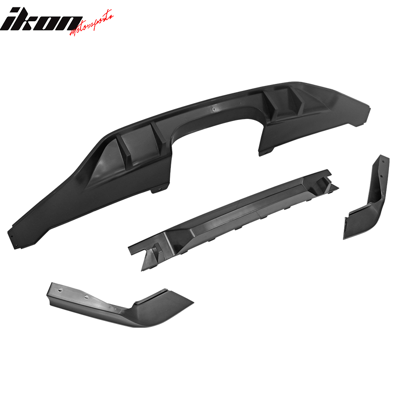 Fits 17-21 Honda Civic Hatchback Type R Rear Bumper Lip Conversion Kit - PP