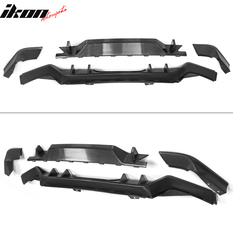 Fits 17-21 Honda Civic Hatchback Type R Rear Bumper Lip Conversion Kit - PP