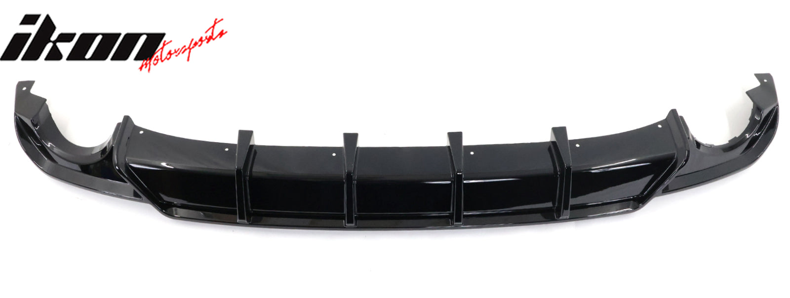 Fits 22-24 Honda Civic 11th FE-C Style Rear Bumper Lip Diffuser Spat Gloss Black