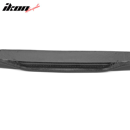 Fits 22-24 Honda Civic Sedan HPD Style Carbon Fiber Rear Bumper Lip Diffuser Fin