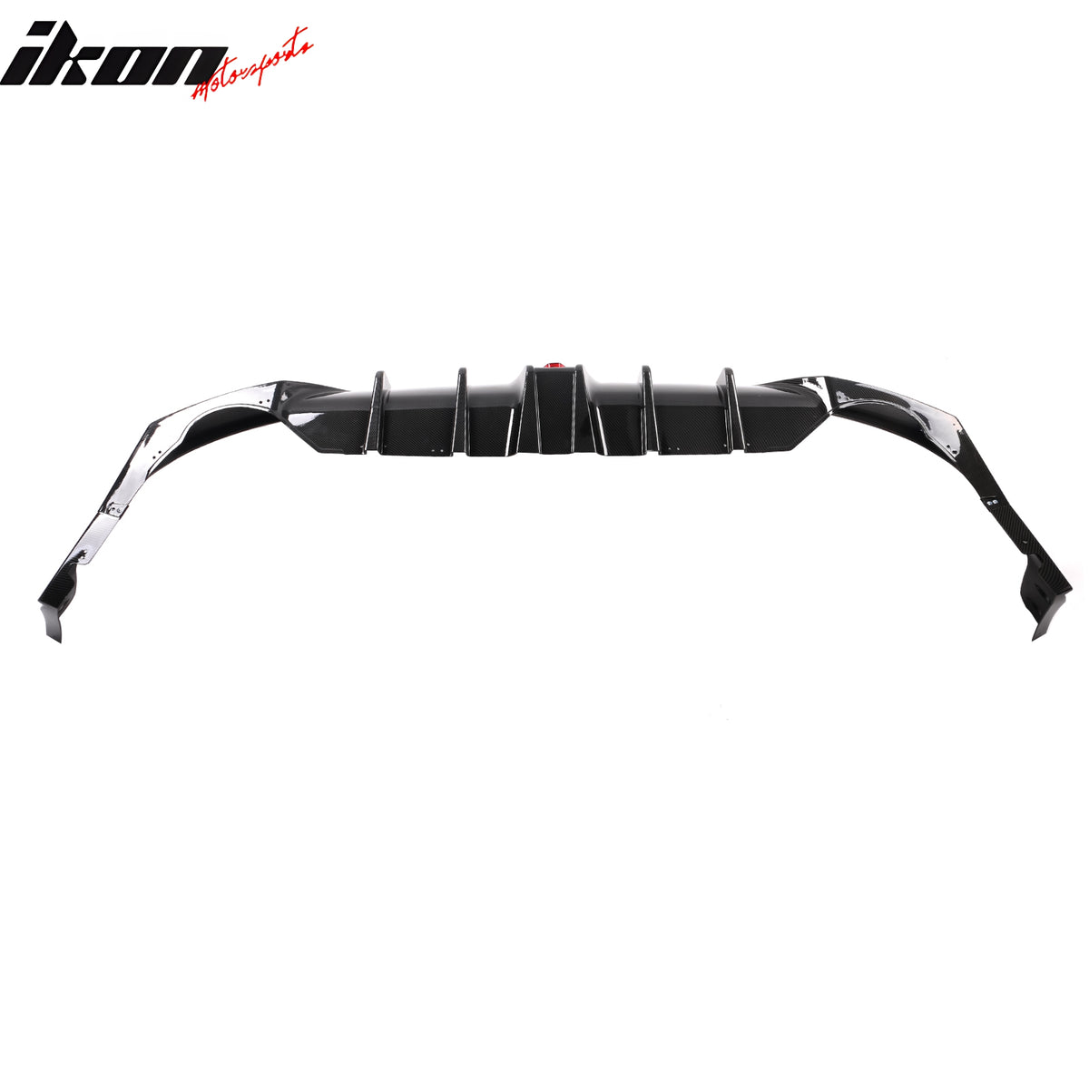 For 22-24 Civic Sport LX EX-L Carbon Fiber Print Rear Diffuser W/ Corner Spat PP