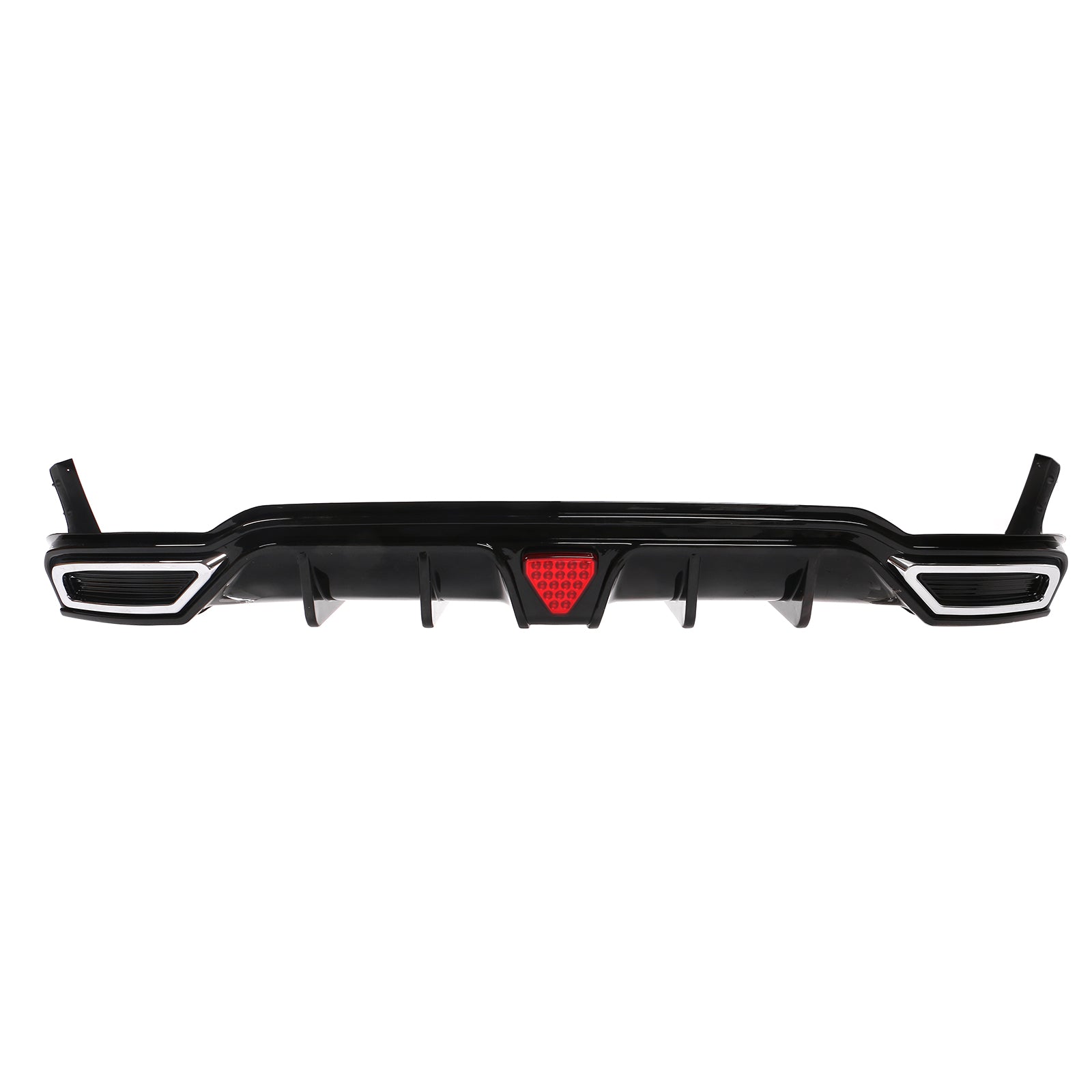 For 22-24 Civic Sport LX EX-L Rear Bumper Diffuser W/ Corner Spat PP