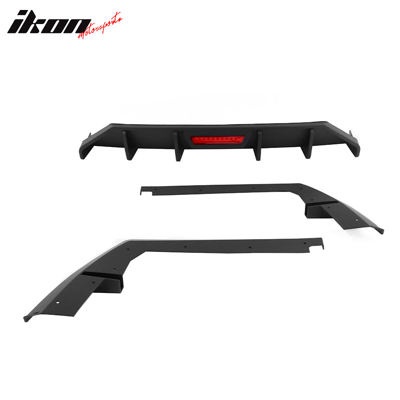 Fits 21-23 Hyundai Elantra IKON Style Rear Bumper Lip Diffuser PP