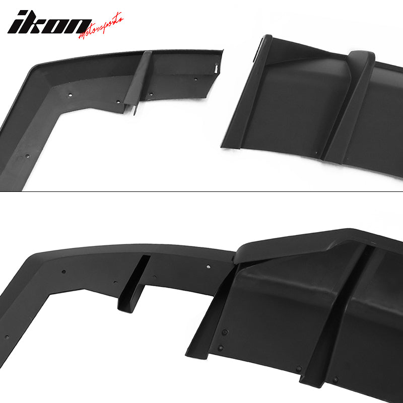 Fits 21-23 Hyundai Elantra IKON Style Rear Bumper Lip Diffuser PP