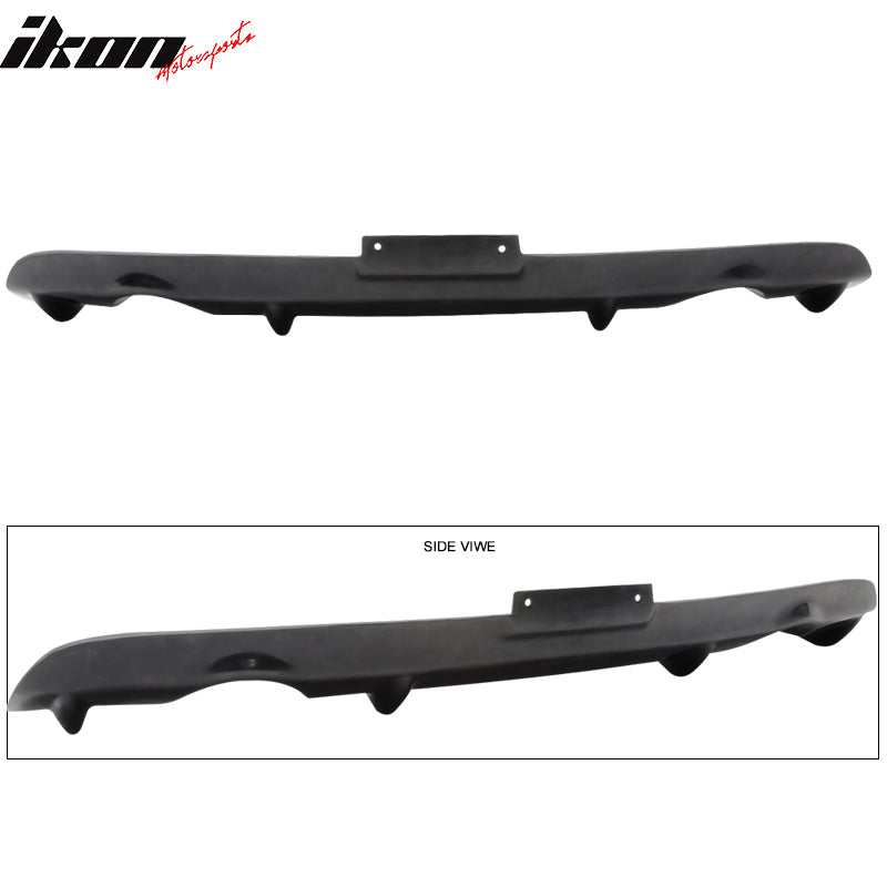 Fits 03-07 Infiniti G35 Coupe JDM NS Style Rear Bumper Valance Add-On Diffuser