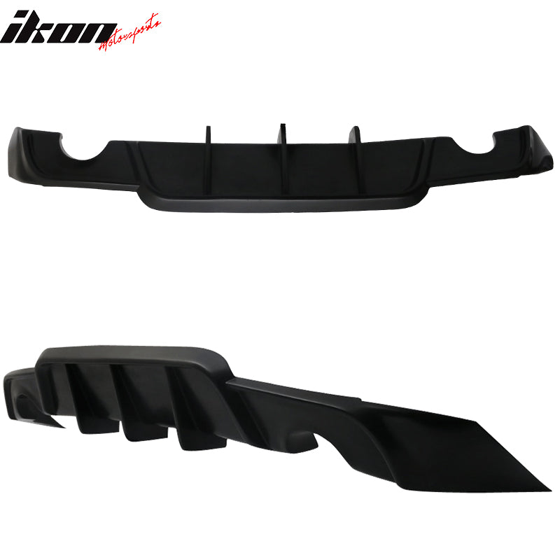 Fits 14-16 Lexus IS250 IS350 IS300 W Style Rear Bumper Lip Shark Fin Diffuser PU