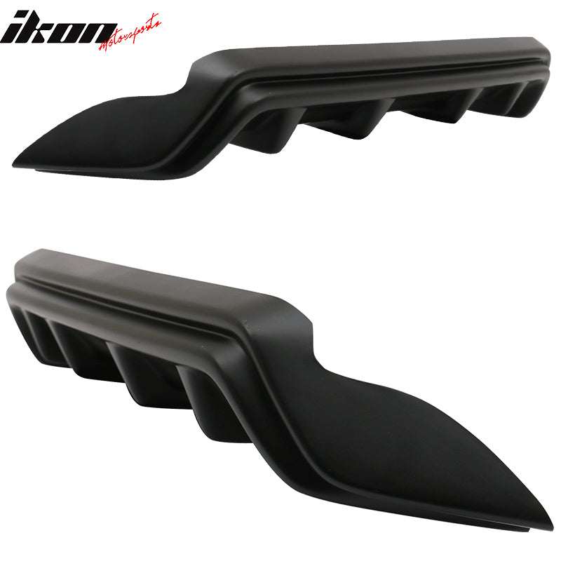 Fits 15-17 Lexus RC300 RC350 F-Sport Rear Bumper Diffuser Silkblaze Style PP