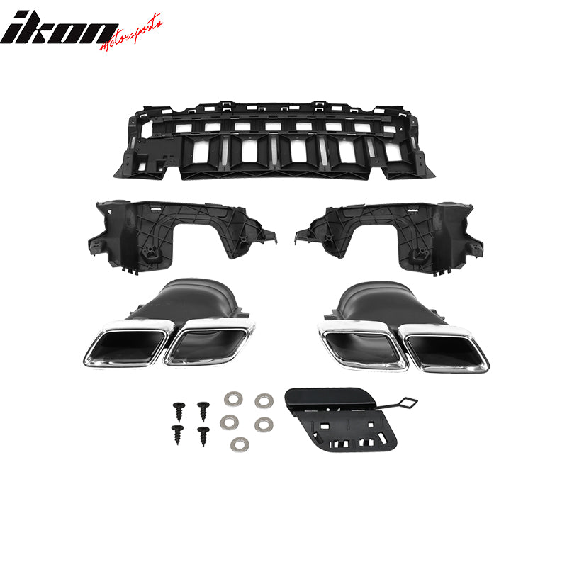 Fits 17-18 Benz E-Class W213 Rear Diffuser Kit Unpainted PP