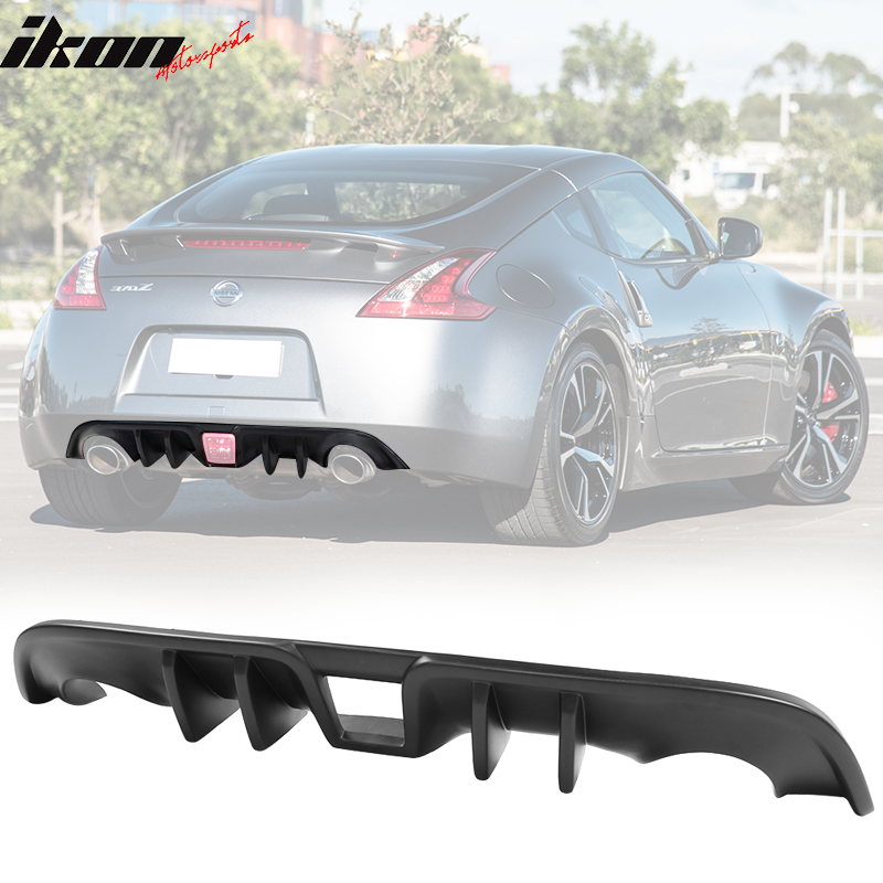 2009-2020 Nissan 370Z Rear Bumper Diffuser Vortex Shark Fin PP