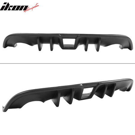 Fits 09-20 Nissan 370Z Rear Bumper Lip Diffuser Valance Vortex Shark 4 Fins - PP