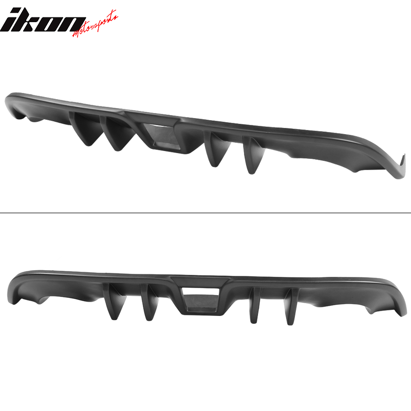 Fits 09-20 Nissan 370Z Rear Bumper Lip Diffuser Valance Vortex Shark 4 Fins - PP