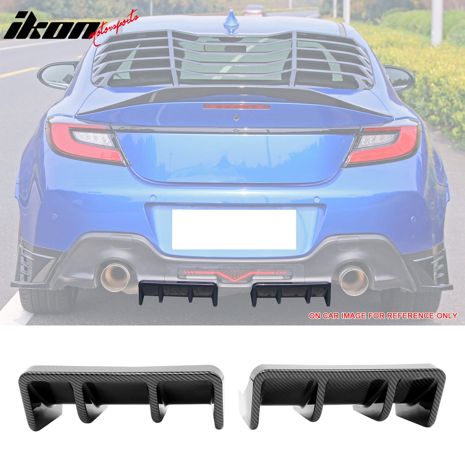 2022-2024 Subaru BRZ&Toyota GR86 JDM Carbon Fiber Print Black Rear Dif