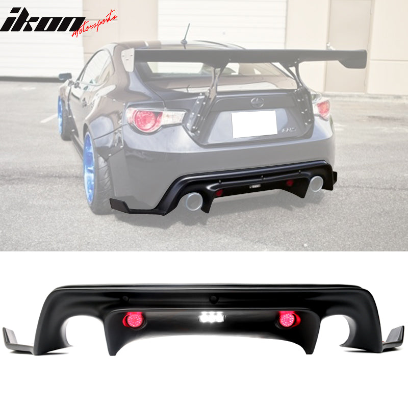 2013-2020 Scion FRS/Subaru BRZ/Toyota 86 GR Style Rear Bumper Diffuser