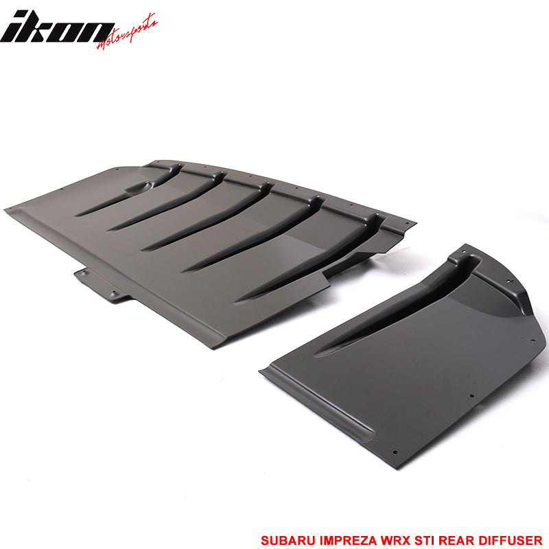 Fits 04-07 Subaru Impreza WRX / STi JDM Rear Diffuser Splitter - ABS