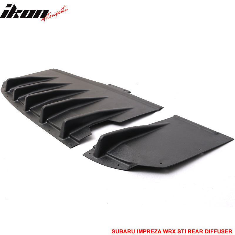 Fits 04-07 Subaru Impreza WRX / STi JDM Rear Diffuser Splitter - ABS