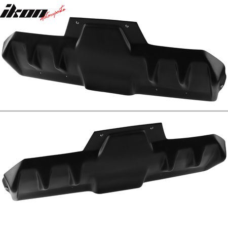 Fits 15-21 Subaru WRX STI Rear Bumper Lip Diffuser Matte Black Splitter Spats PP