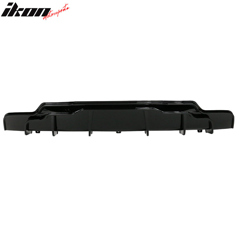 Fits 17-23 Tesla Model 3 IKON Style Rear Diffuser ABS Plastic