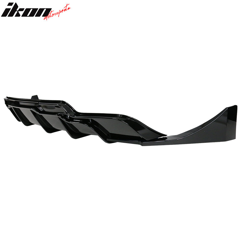 Fits 17-23 Tesla Model 3 IKON Style Rear Diffuser ABS Plastic