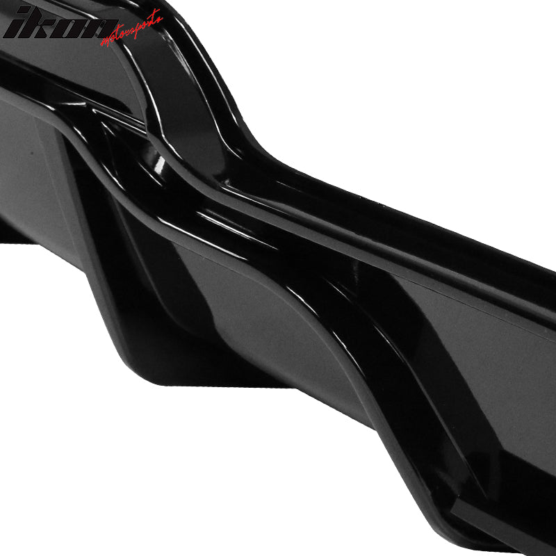 Fits 17-23 Tesla Model 3 IKON Style Rear Diffuser ABS Plastic