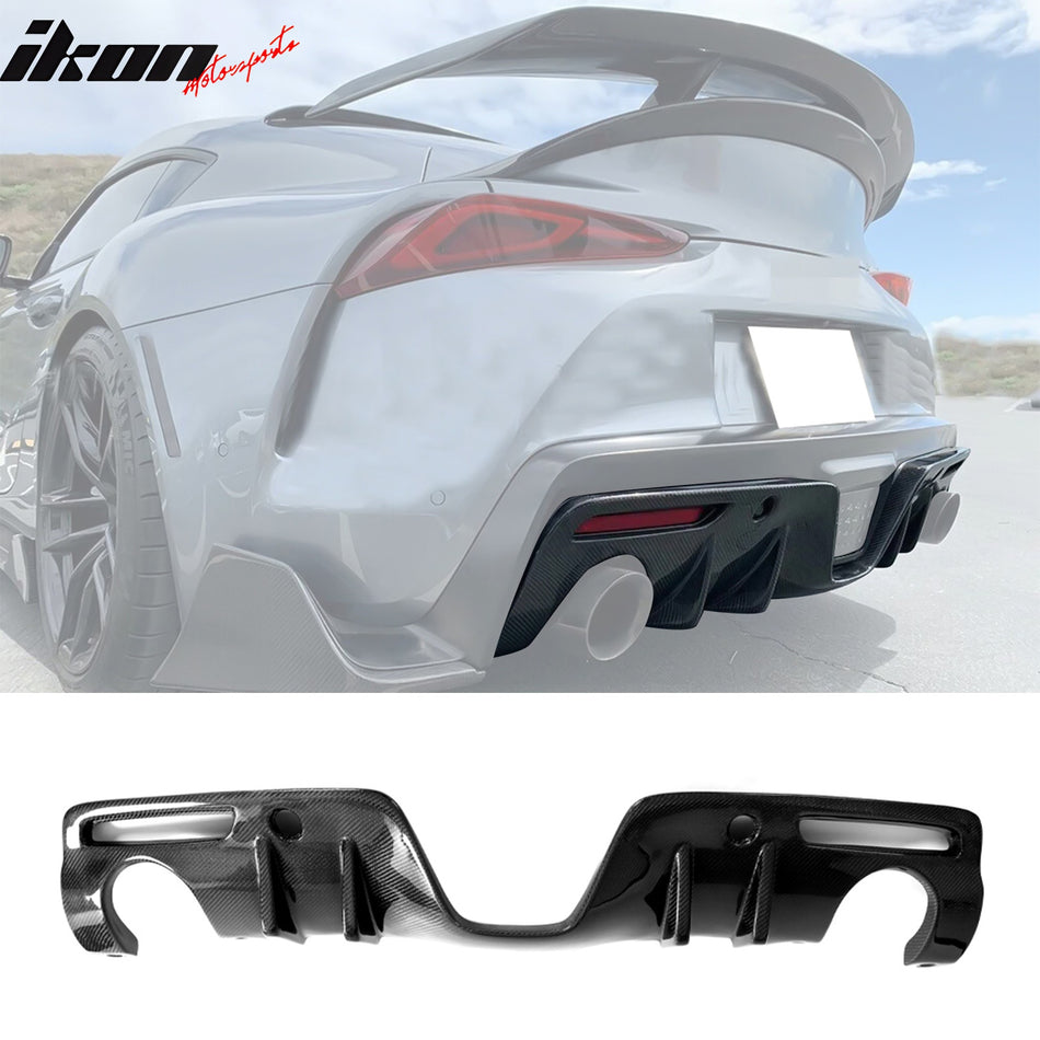 2020-2024 Toyota GR Supra AG Style Rear Diffuser Gloss Carbon Fiber