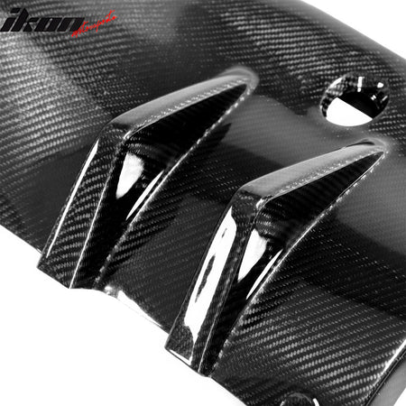 Fits 20-24 Toyota GR Supra AG Style Rear Bumper Diffuser Gloss Carbon Fiber CF