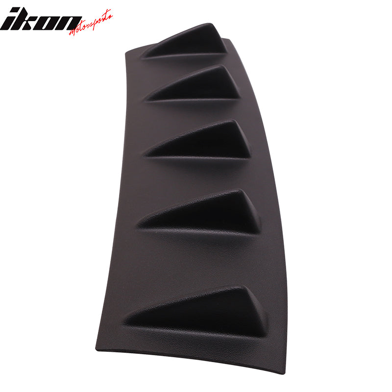 Fits 06-13 BMW 3 Series E90 E92 Rear Shark Fin Bumper Diffuser Lip Matte Black